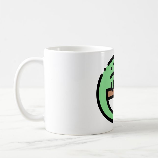Little Chameleon Coffee Mug (Left)