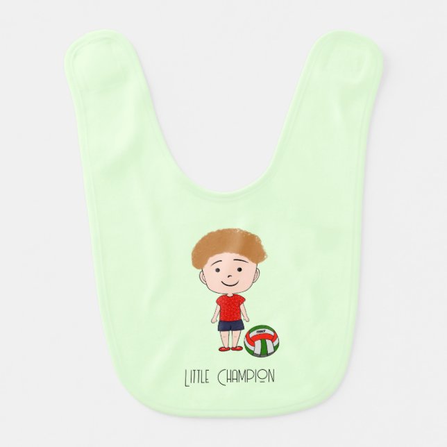 Little champion baby bib (Front)