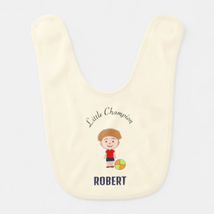 Little champion baby bib