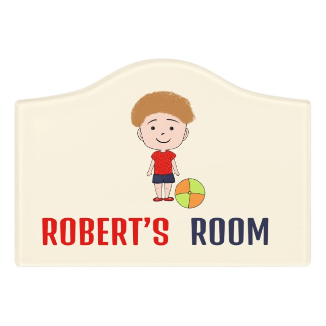 Little champion door sign (Small Crest Front)