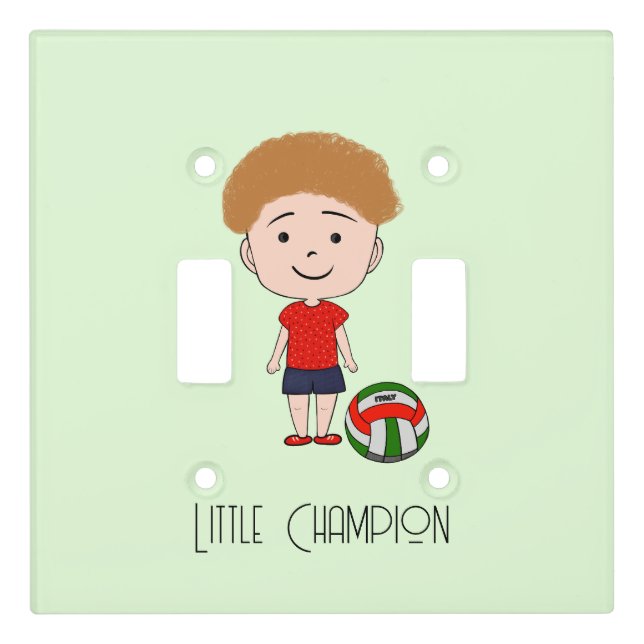 Little champion light switch cover (Front)