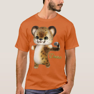 Little Cheetah cat Dancing T-Shirt