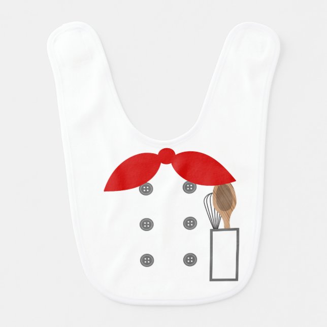 Little Chef Baby Bib (Front)