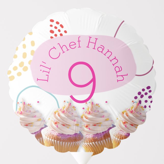 Little Chef Baking Party Balloon (Front)