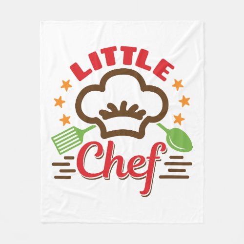 Little Chef Cooking Lover Kids Fleece Blanket
