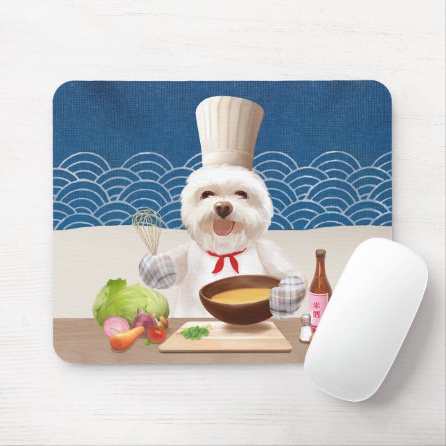Little Chef Dog Mouse Pad (With Mouse)