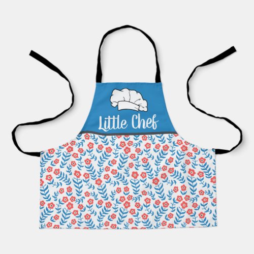 Little Chef Flower Little Girls  Apron