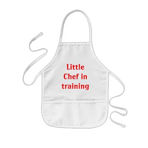 Little Chef in Training Kids Apron