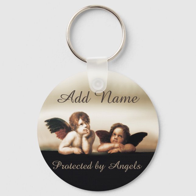 Little Cherub Angels Keychain (Front)