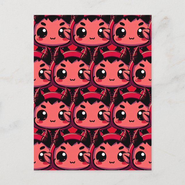 Little Chibi Devil Postcard (Front)