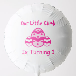 Little Chick 1st Birthday Balloon