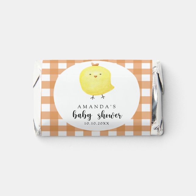 Little Chick Baby Shower Hershey's Miniatures (Front)