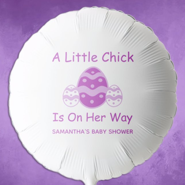 Little Chick Easter Baby Shower Balloon (Creator Uploaded)