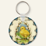 Little Chick Easter Keychain