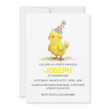 Little Chick Farm Birthday Chicken