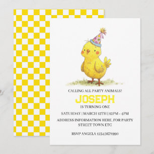 Little Chick Farm Birthday Chicken
