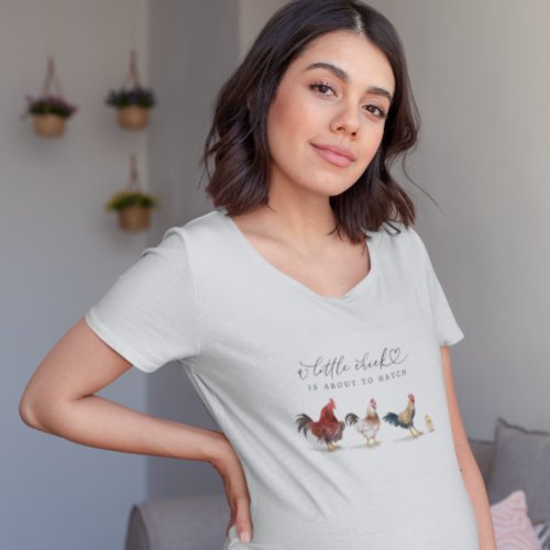 Little Chick Mommy To Be T_Shirt
