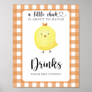 Little chicken - Drinks help yourself Poster