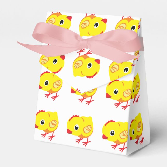 little chicken favor boxes (Front Side)