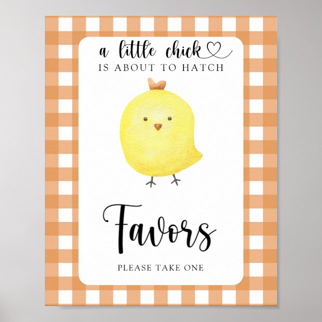 Little Chicken Favors Poster (Front)