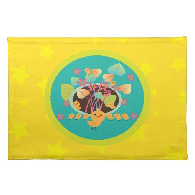 Little Chicken's Fun Cloth Placemat (Front)