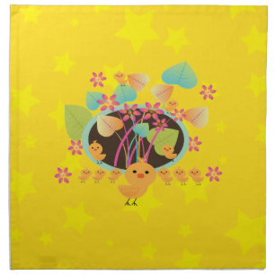 Little chicken's fun napkin