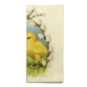 Little Chicks Easter Cloth Napkins (Folded)