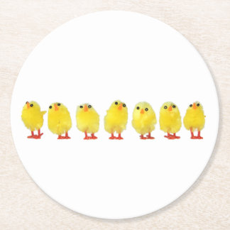 Little Chicks Paper Coasters