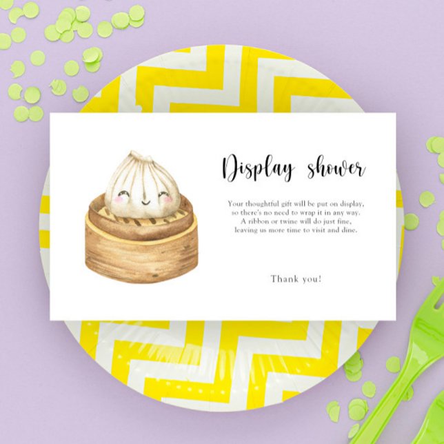 Little Chinese dumpling - display shower card (Creator Uploaded)