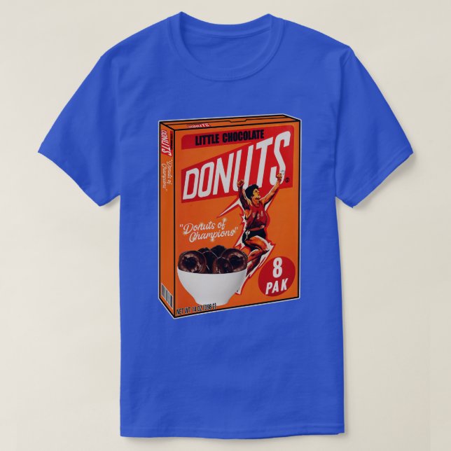 Little Chocolate Donuts Cereal T-Shirt (Design Front)
