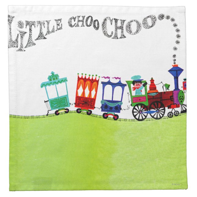Little Choo Choo Napkin (Front)