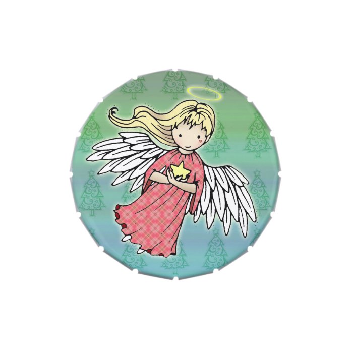 Little Christmas Angel Candy Tin