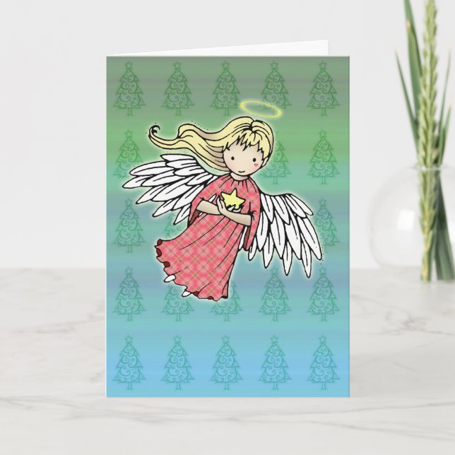 Little Christmas Angel Card (Front)