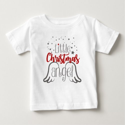 Little Christmas Angel Design Baby T_Shirt