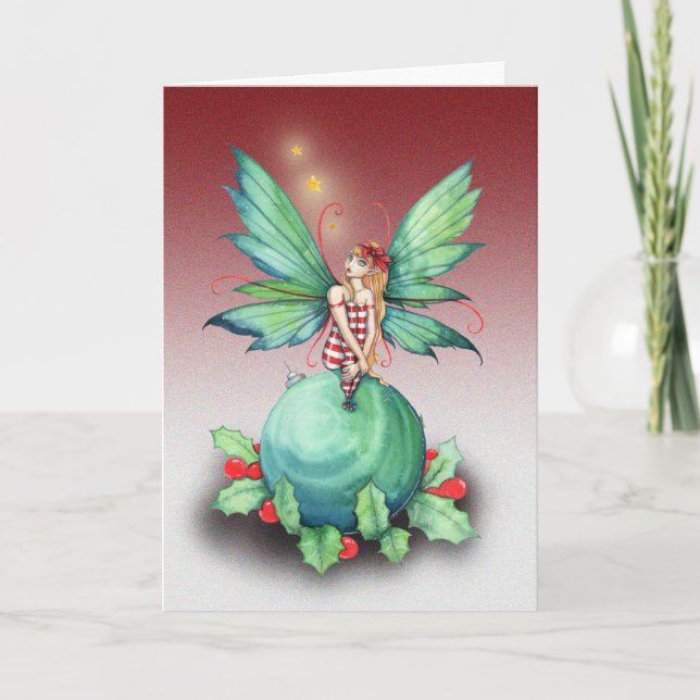Little Christmas Fairy Christmas Card (Front)