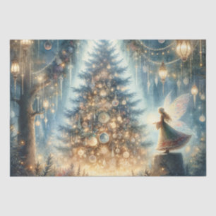 Little Christmas Fairy in an Enchanted Forest Tissue Paper