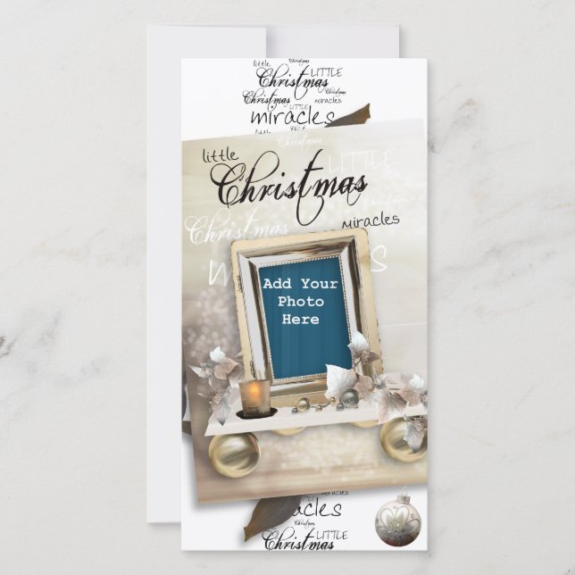 Little Christmas Miracles Photo Card (Front)