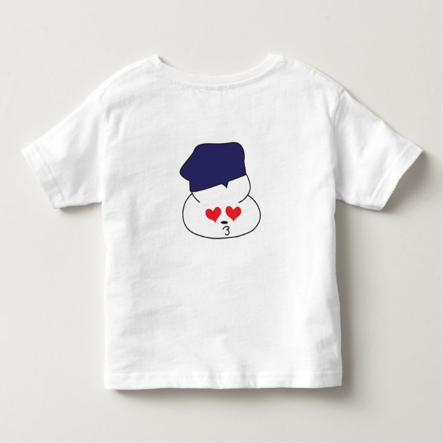 little Chubby J Toddler T-shirt (Back)