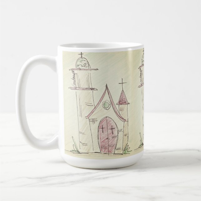 Little church - coffee mug (Left)