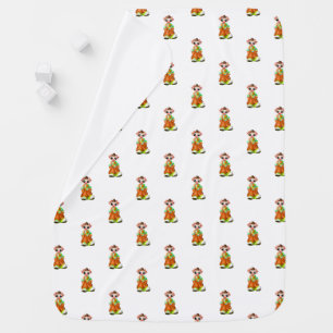 Little Clown Baby Blanket