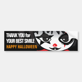 Little Clown Crime Watch Halloween ver Bumper Sticker