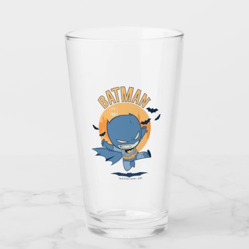 Little Comic Batman Flying Kick Glass