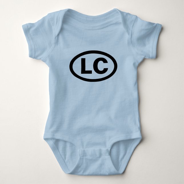 Little Compton, RI LC Baby Bodysuit (Front)