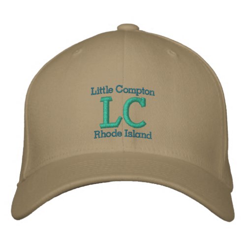 Little Compton RI LC Embroidered Baseball Hat