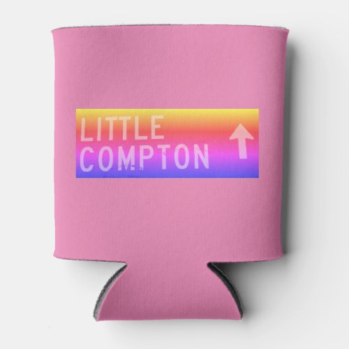 Little Compton RI Rainbow Sign Can Cooler