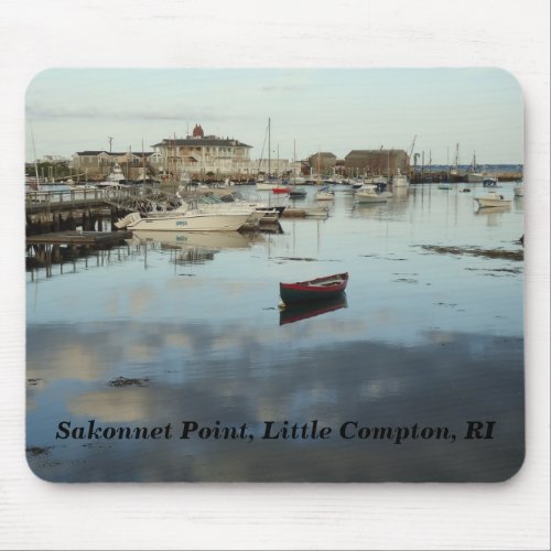 Little Compton RI _ Sakonnet Point Harbor Mouse Pad