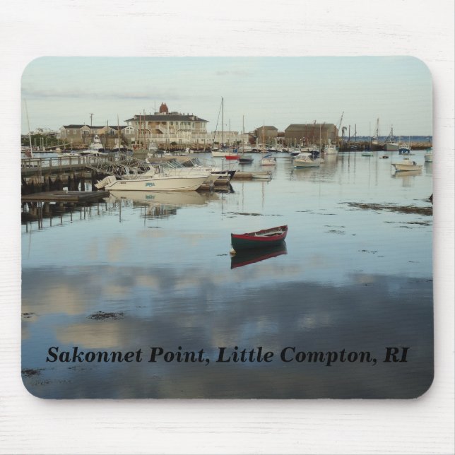 Little Compton, RI - Sakonnet Point, Harbor Mouse Pad (Front)