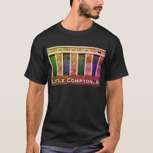 Little Compton RI Summer Beach Lockers LC T_Shirt