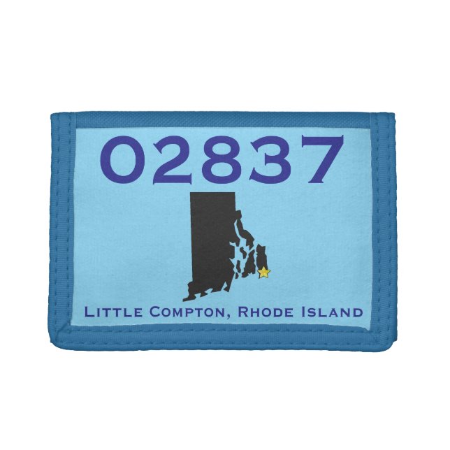 Little Compton, RI Zip Code - 02837 - Sakonnet, LC Trifold Wallet (Front)