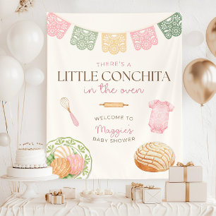 Little Conchita Baby Shower Party Backdrop, cielit